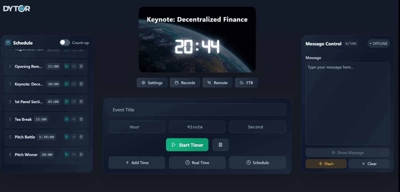 DYTOR app screenshot